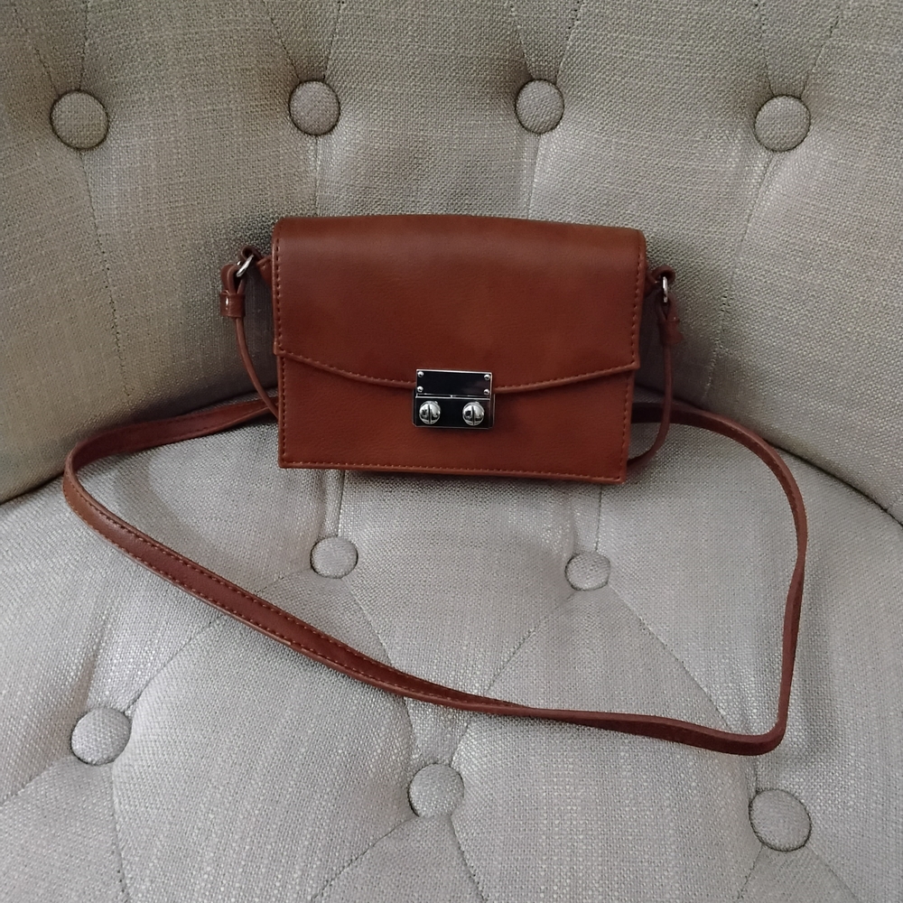 Express Mini Brown Crossbody Bag